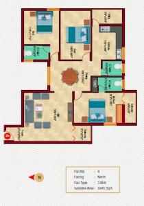 Sree Daksha Sanshray Phase II - Floor plan