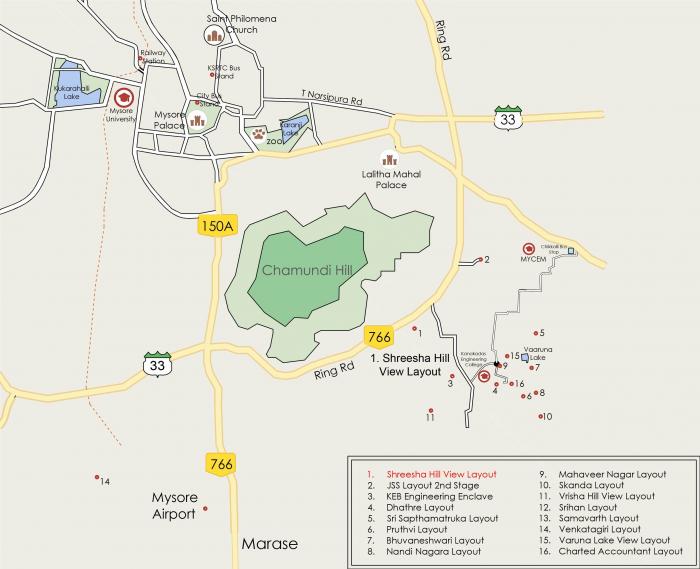 Shreesha Hill View Layout Phase 1 - Locality