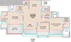 Ganga Florentina - Floor plan