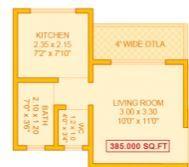 Gajanan Vatika Residency - Floor plan