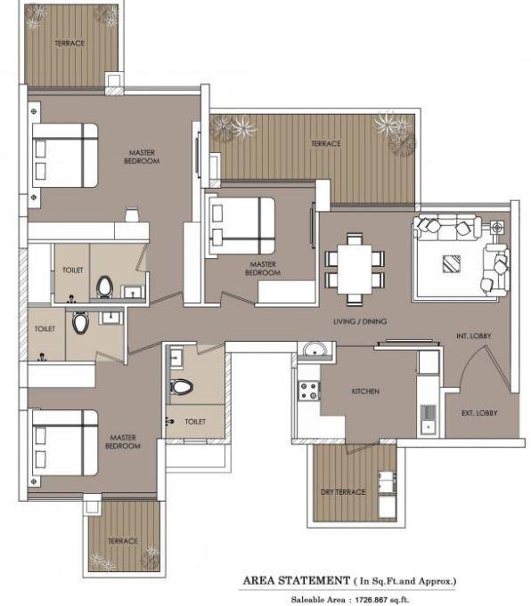 Eiffel F Residences - Floor Plan