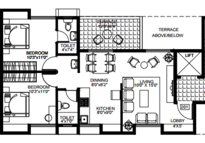 Bora Blossom - Floor Plan