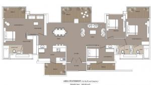 Eiffel F Residences - Floor plan