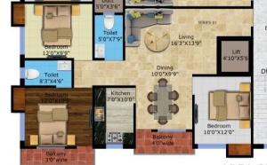 JP Palash - Floor plan