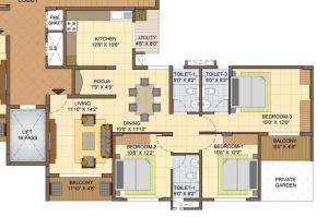 Suguna Upper Crest - Floor plan