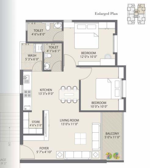 Blue Pacific Blue - Floor Plan