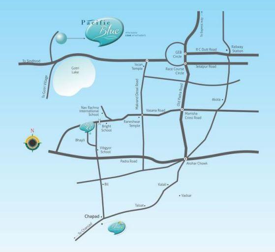 Blue Pacific Blue - Locality