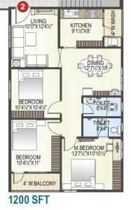 MK Arena - Floor plan