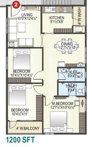 MK Arena - Floor Plan