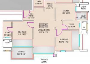 Ganga Florentina Phase II - Floor plan