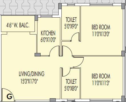 Vishnu Regency - Floor Plan