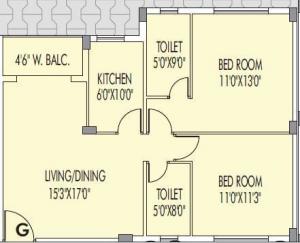 Vishnu Regency - Floor plan