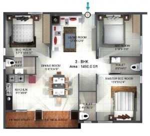 MK Shri Sai Lake Ville - Floor plan