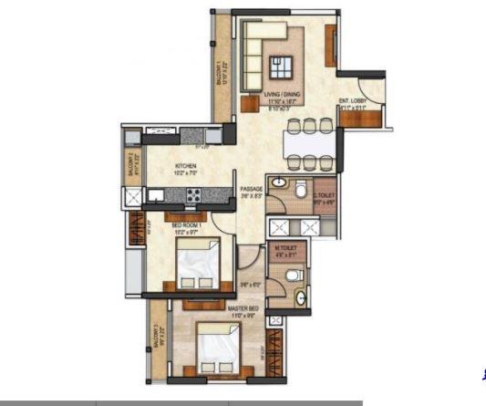 Runwal Pearl - Floor Plan