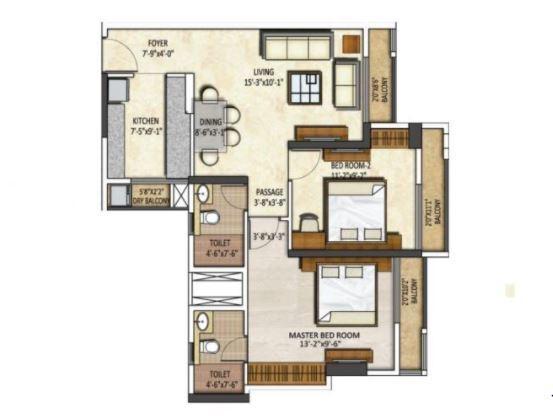 Runwal Pearl - Floor Plan