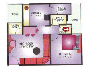 SB Tulsi Complex - Floor plan