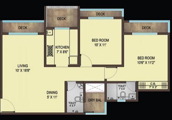Unique Greens - Floor Plan