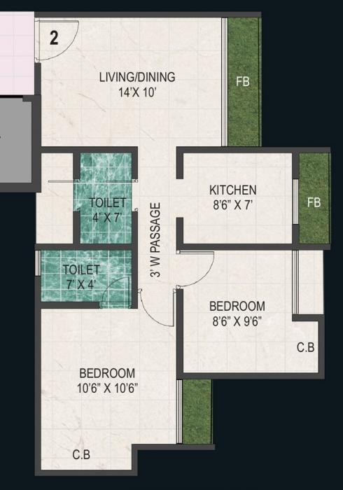 Anantnath AND Agasan Phase II - Floor Plan