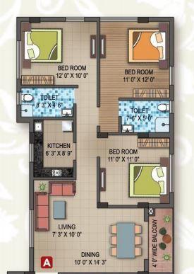 Nirman Greens - Floor Plan