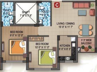Nirman Greens - Floor Plan
