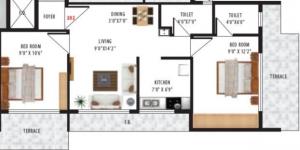 Stone Villa - Floor plan