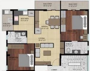Aries Elanza - Floor plan