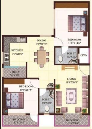 P Square Relais - Floor Plan