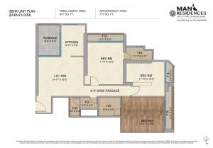 Man Residences - Floor plan