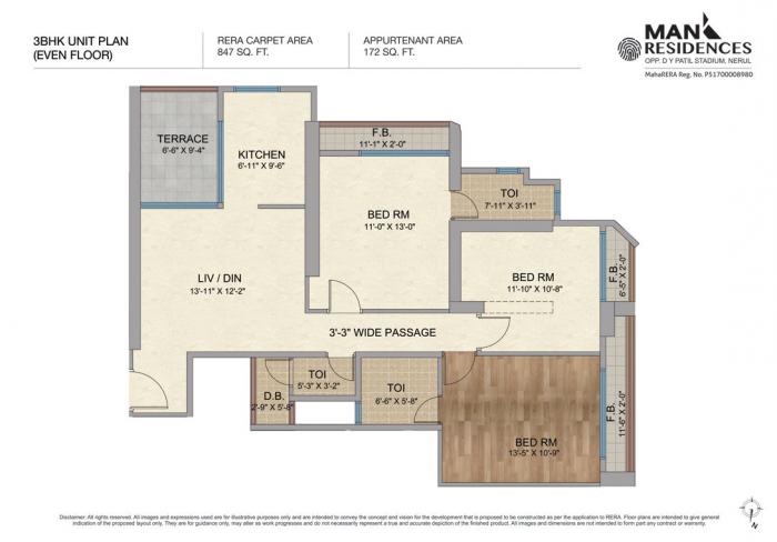 Man Residences - Floor Plan