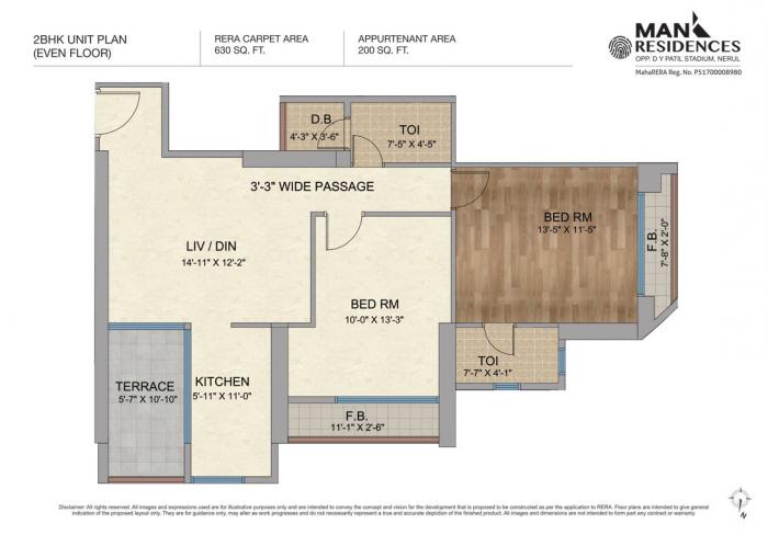 Man Residences - Floor Plan
