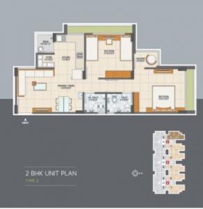 Dwarkesh Elegance - Floor plan