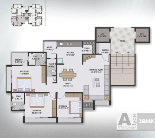 Devnandan Altezza - Floor Plan