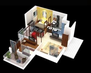 Unecha Sai Srushti - Floor plan