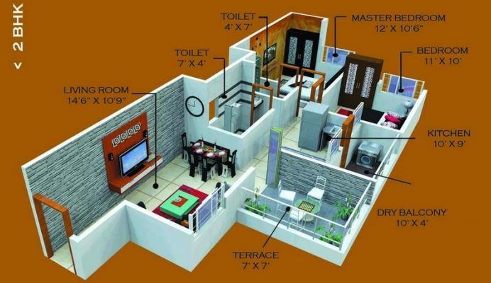 Hazel One - Floor Plan