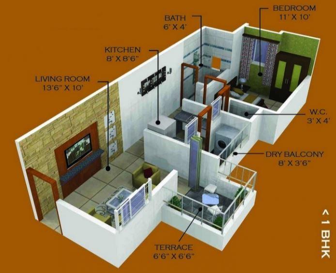 Hazel One - Floor Plan