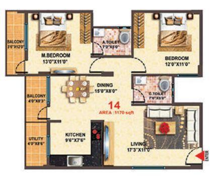 MBR Scapple - Floor Plan
