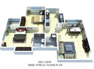 Prestige Residency Hill View - Floor plan