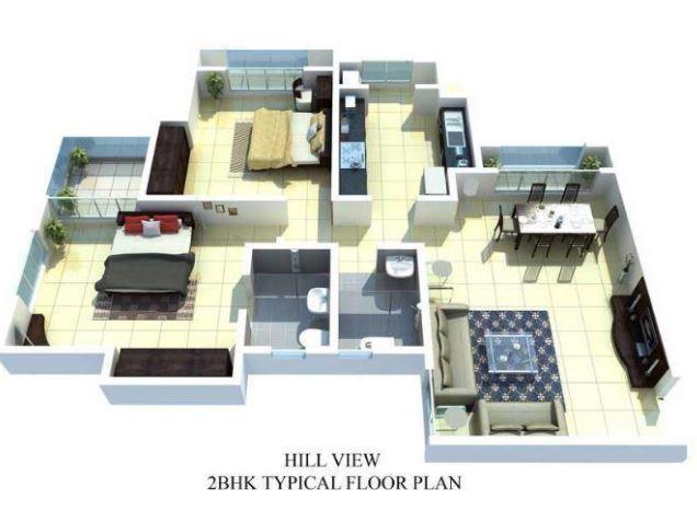 Prestige Residency Hill View - Floor Plan