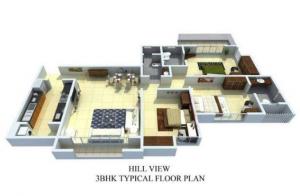 Prestige Residency Hill View - Floor plan