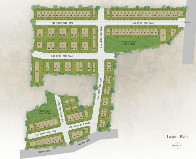 Vraj Shyam Residency - Master Plan
