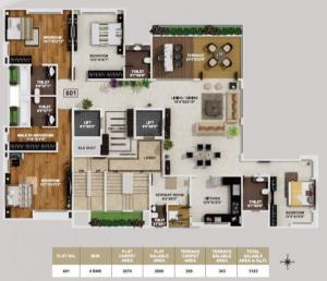 Swojas Aarohi - Floor plan