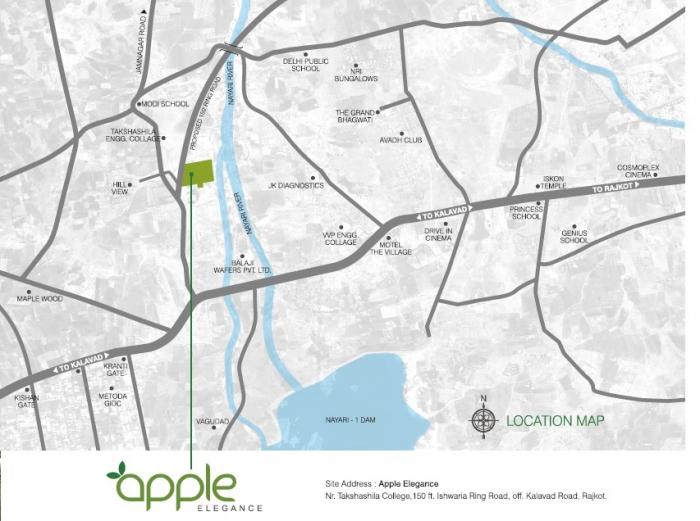 Vraj Apple Elegance - Locality