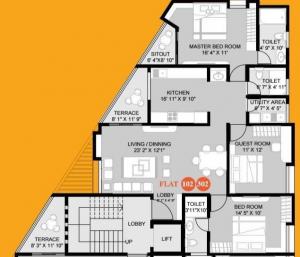 Riswadkar Nilayan - Floor plan