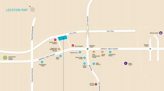 Vraj Apple Greens - Locality