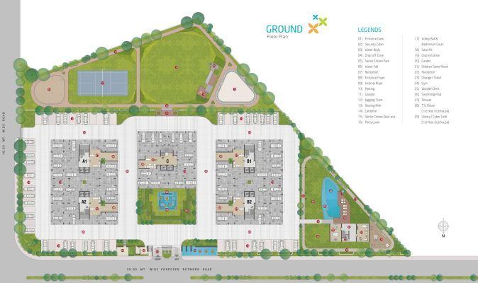 Vraj Apple Greens - Master Plan