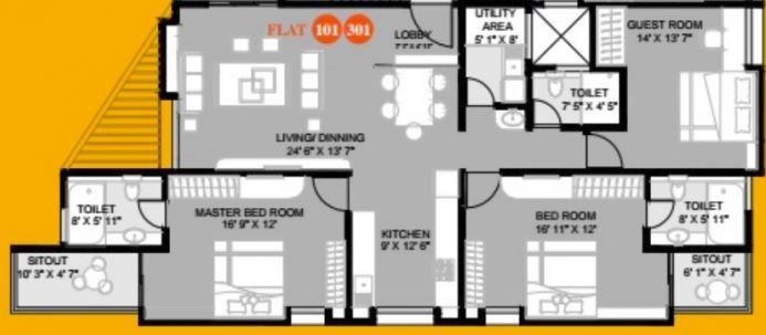 Riswadkar Nilayan - Floor Plan