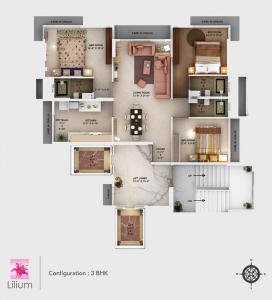 Mehta Lilium - Floor plan
