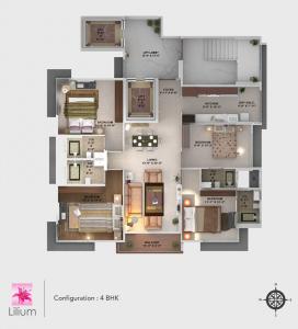 Mehta Lilium - Floor plan