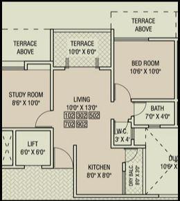 Kundan The Landmark - Floor plan