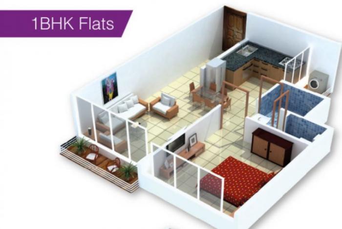 Krishna Angan Complex - Floor Plan